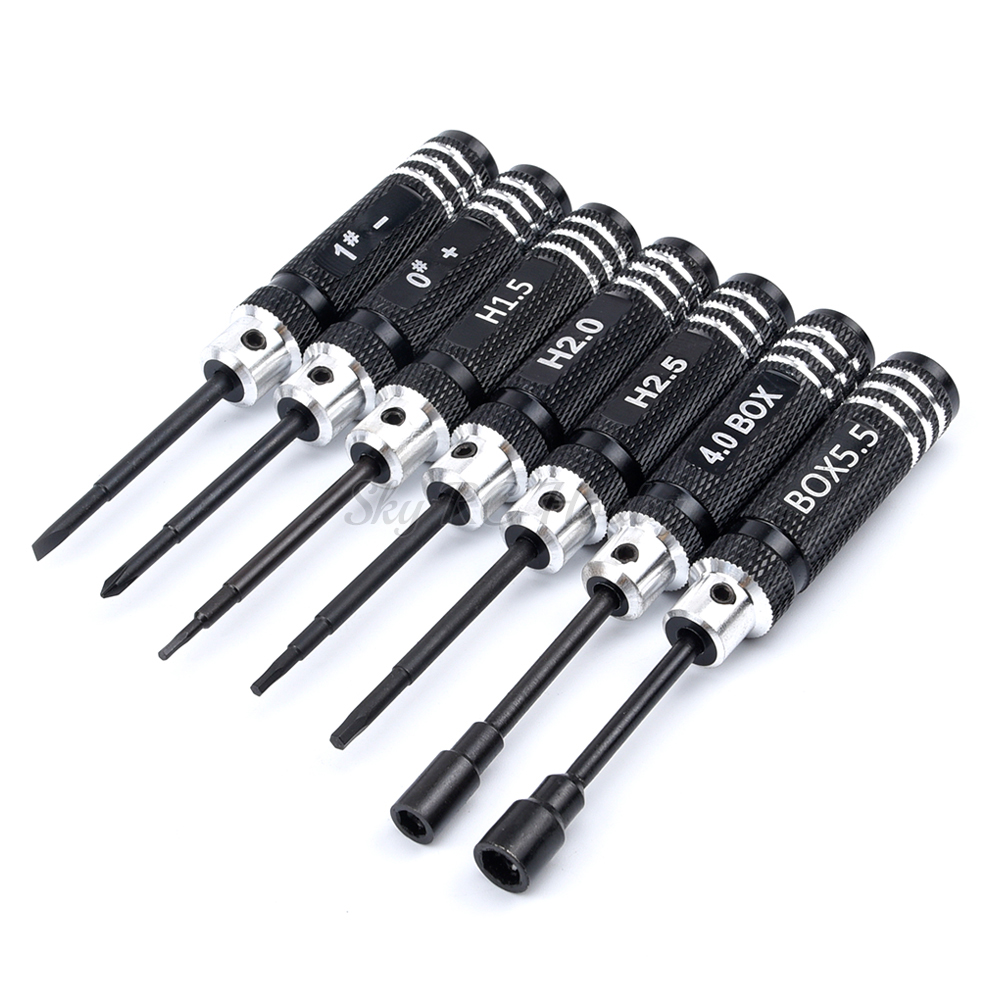 Rc Helicopter Tool Kit - 7 Buah/Set 0/1/1.5/2/2.5/4/5.5Mm DIY Heksagonal Hex