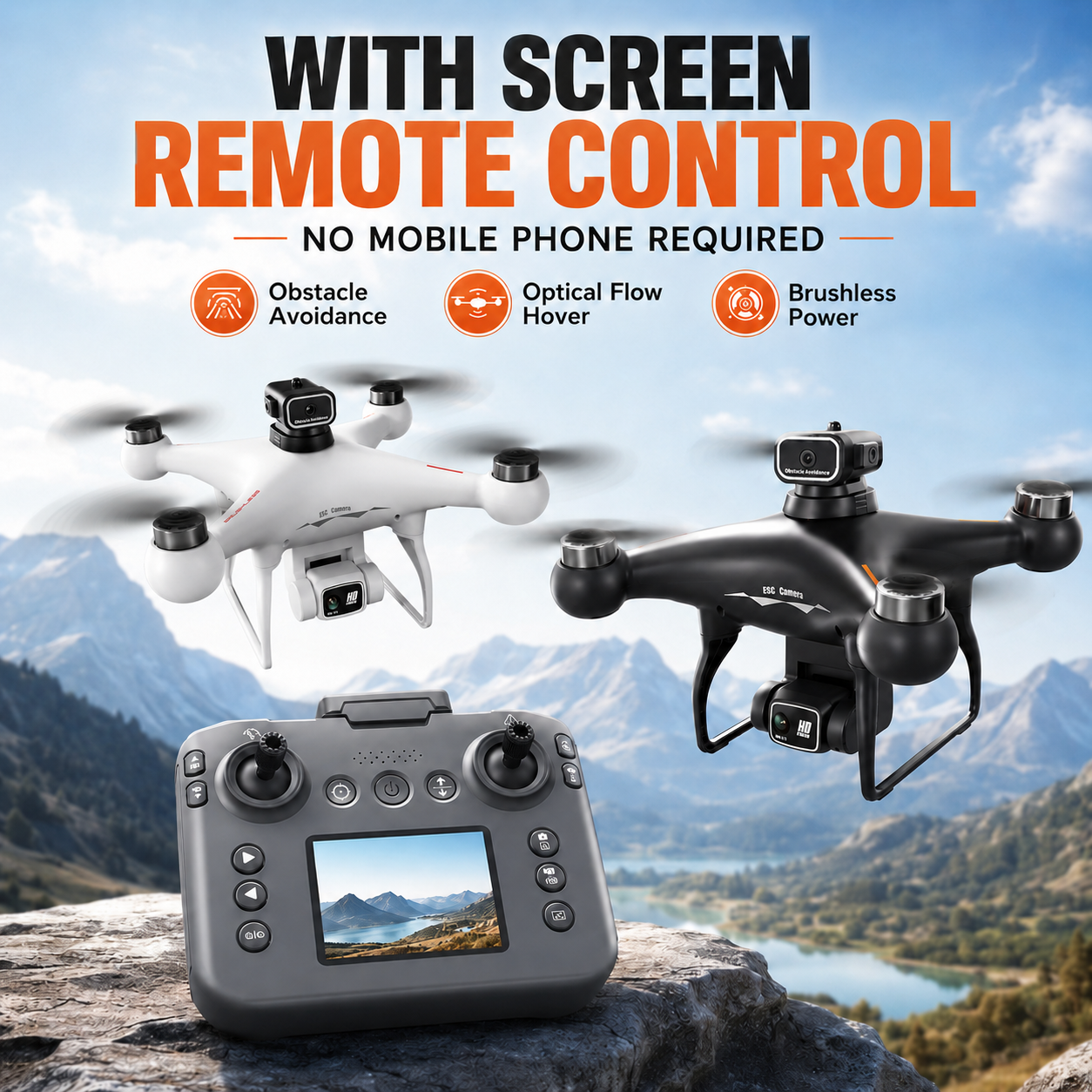 Rc Helicopter Bag - ZNLYRION S116 RC Drone Motor Tanpa
