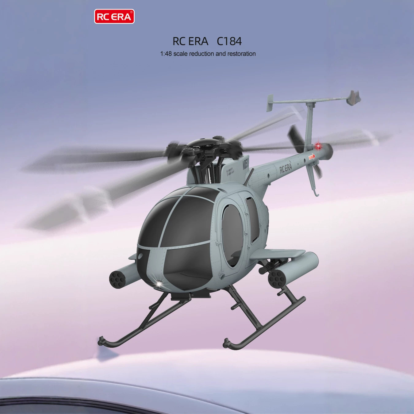 Rc Helicopter Single Rotor - Helikopter RC ERA C184 RC Empat