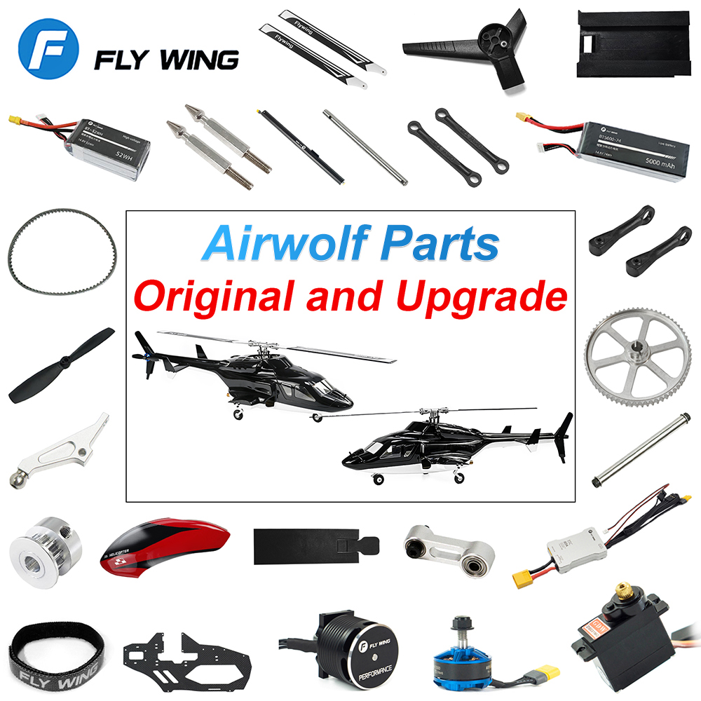 Rc Helicopter Nitro - Fly Wing Airwolf bagian helikopter RC