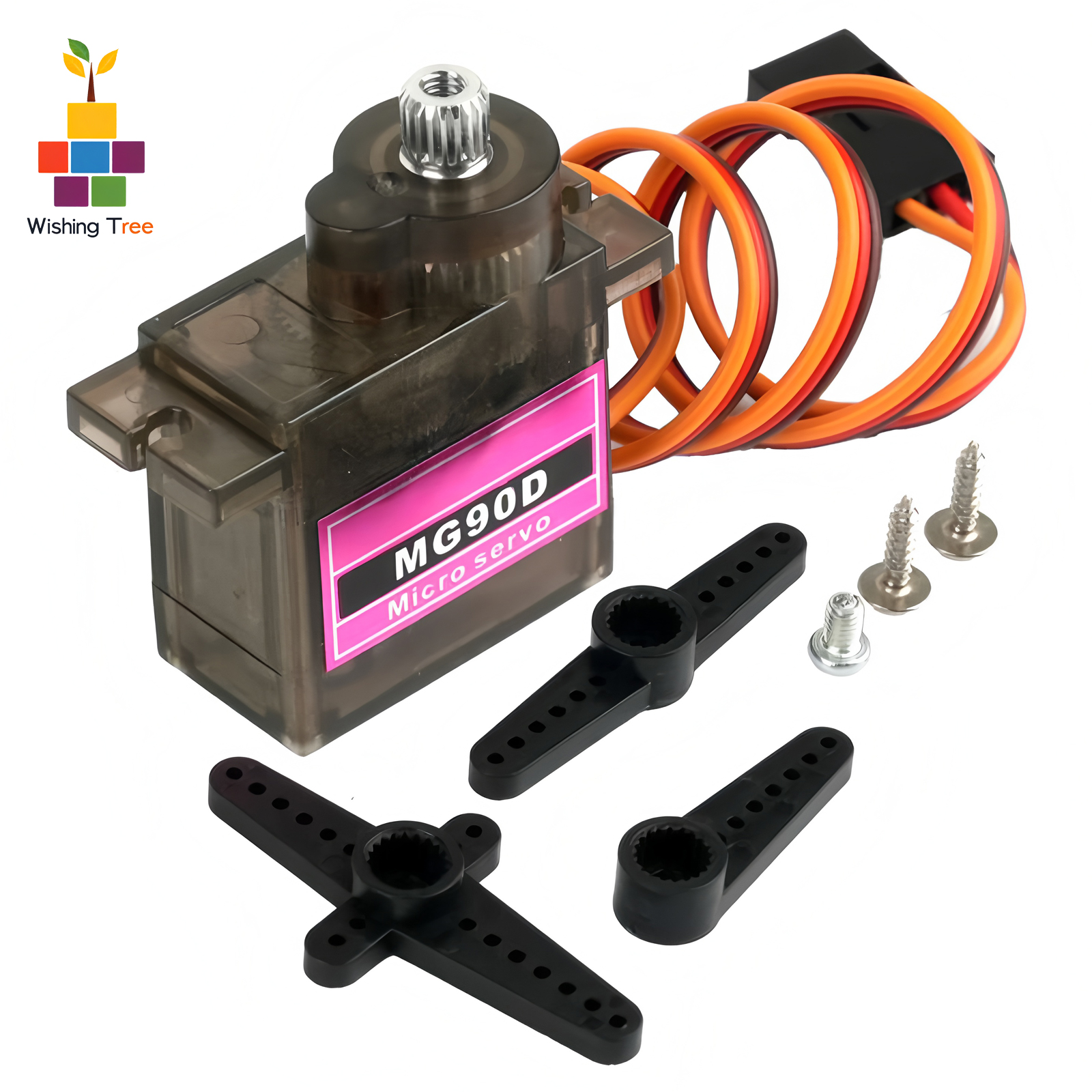 Rc Helicopter Servo - MG90D 9g Micro Servo Torsi Tinggi