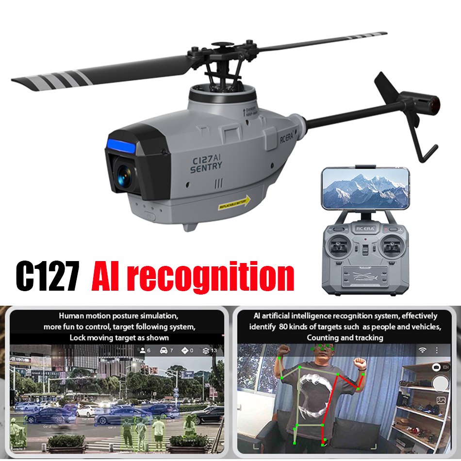 Rc Helicopter Single Rotor - RC ERA C127 AI Sentry Mini