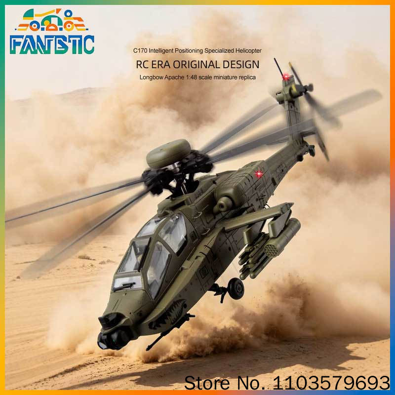 Rc Helicopter Single Rotor - Helikopter Rc Era Rc Ah 64d