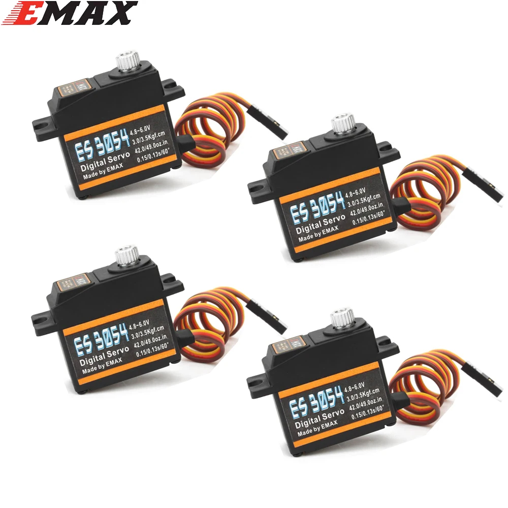Rc Helicopter Servo - EMAX ES08MDII ES08MD II perangkat logam