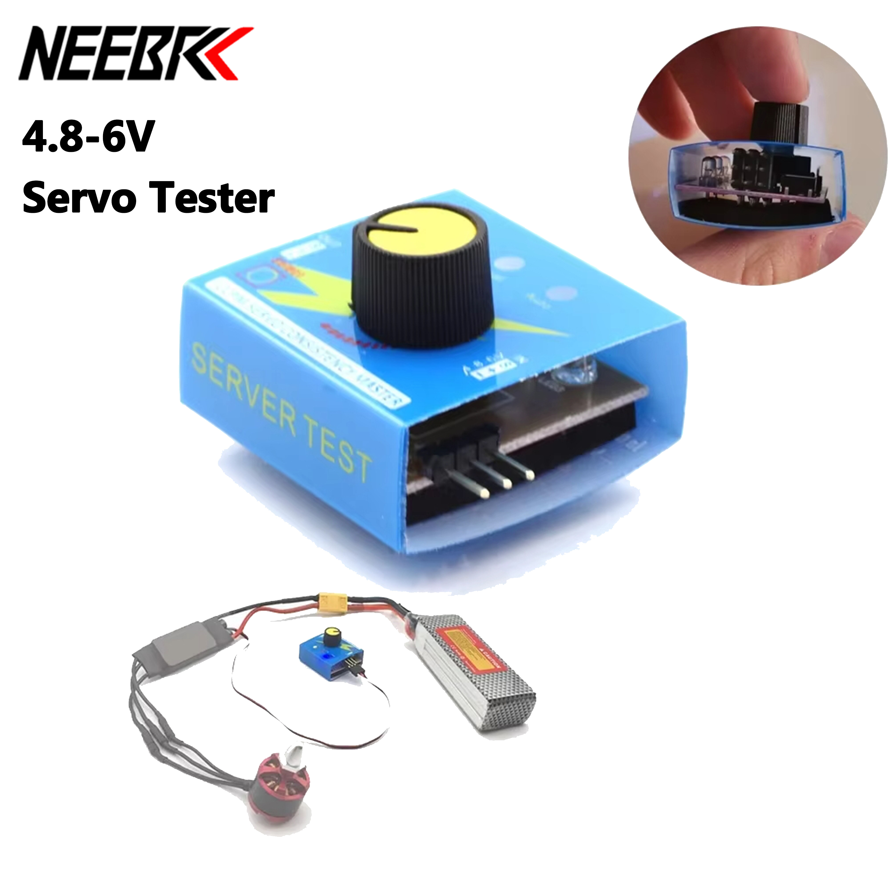 Rc Helicopter Parts - NEEBRC penguji Multi Servo, bagian helikopter