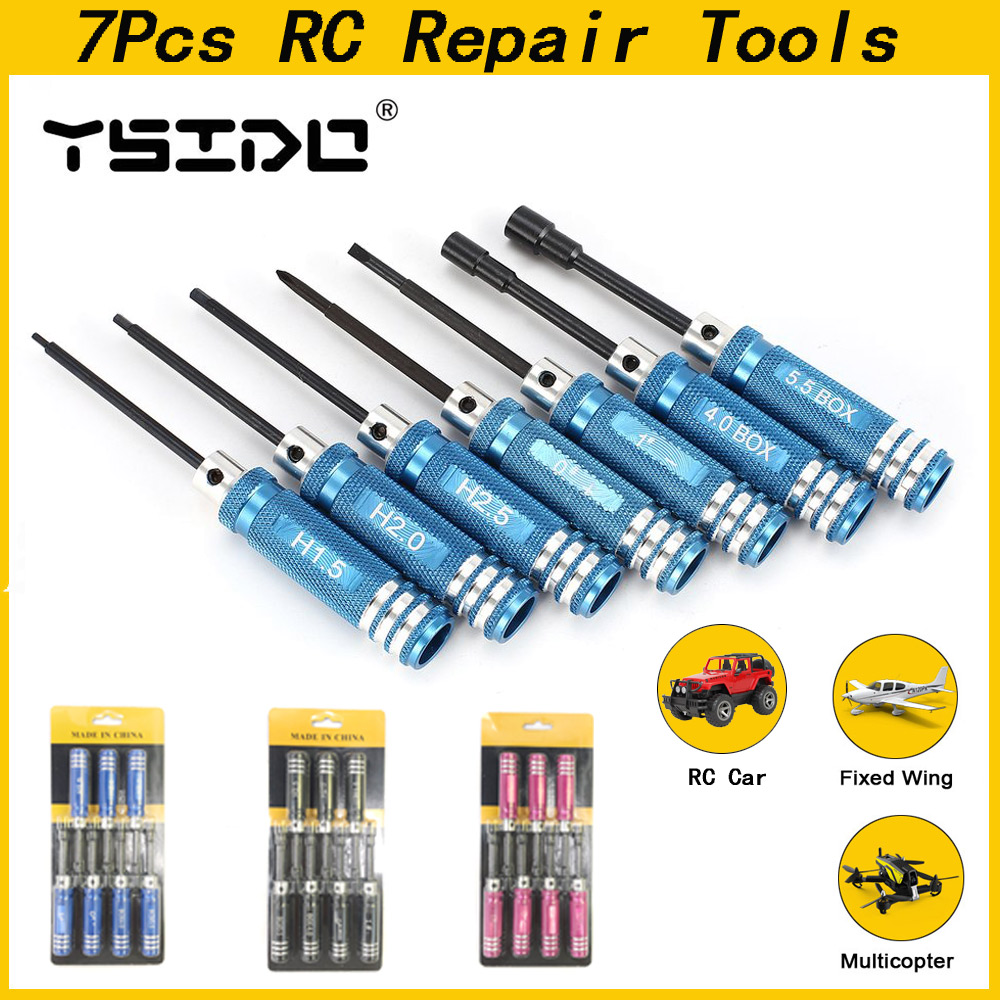 Rc Helicopter Tool Kit - YSIDO 7 buah 1.5 2.0 2.5mm