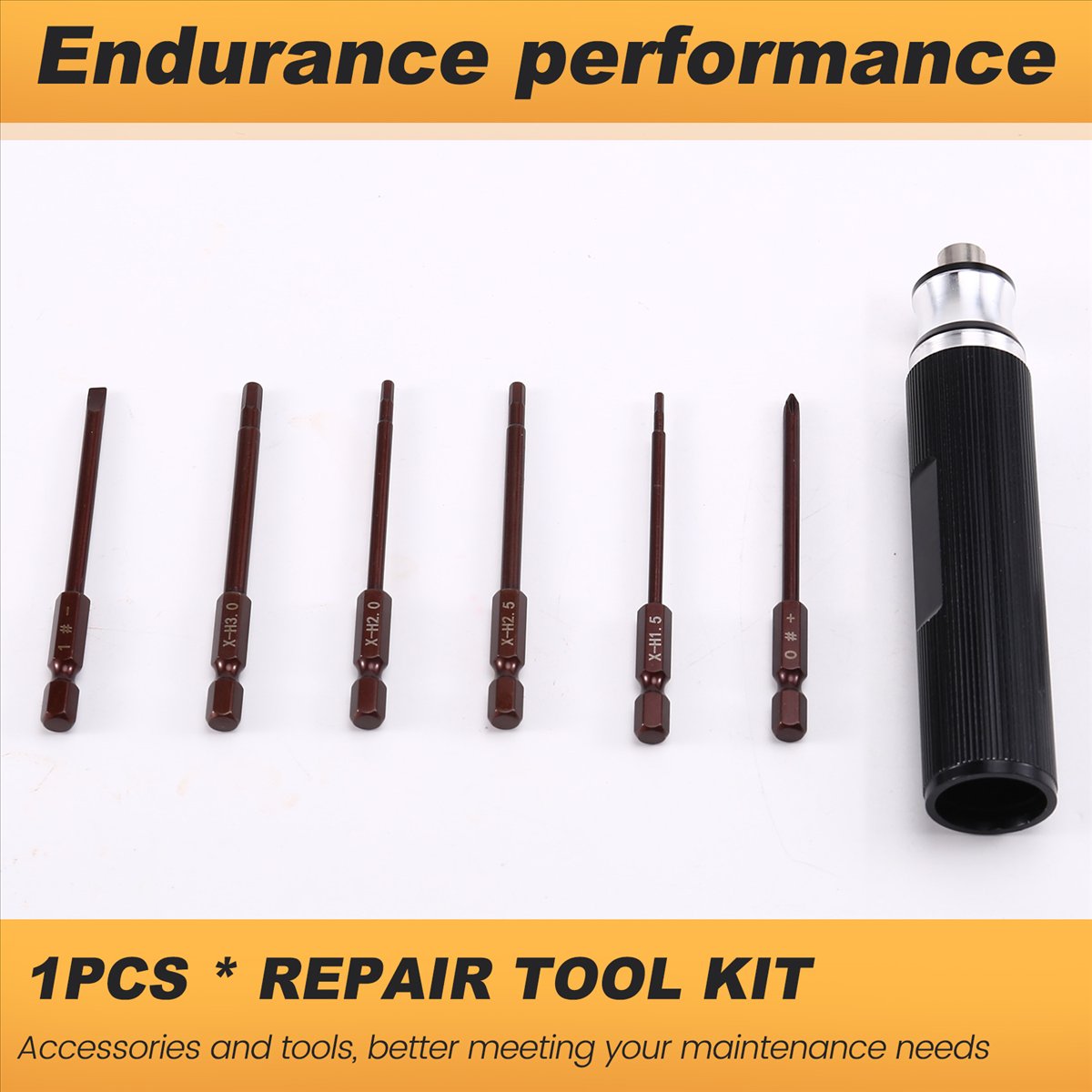 Rc Helicopter Tool Kit - ABJX 6-in-1 Obeng Hex 1.5/2.0/2.5/3.0mm Set