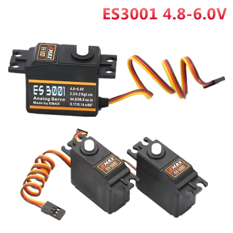 Rc Helicopter Servo - 1/4 Buah EMAX ES3001 4.8-6.0V 37G