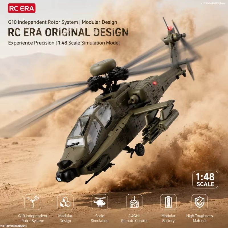 Rc Helicopter Single Rotor - Helikopter RC Era AH-64D Apache C170