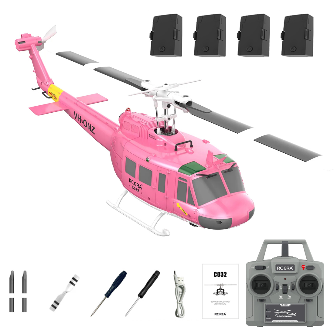 Rc Helicopter Large - Helikopter RC Brushless 6CH C032 Flybarless