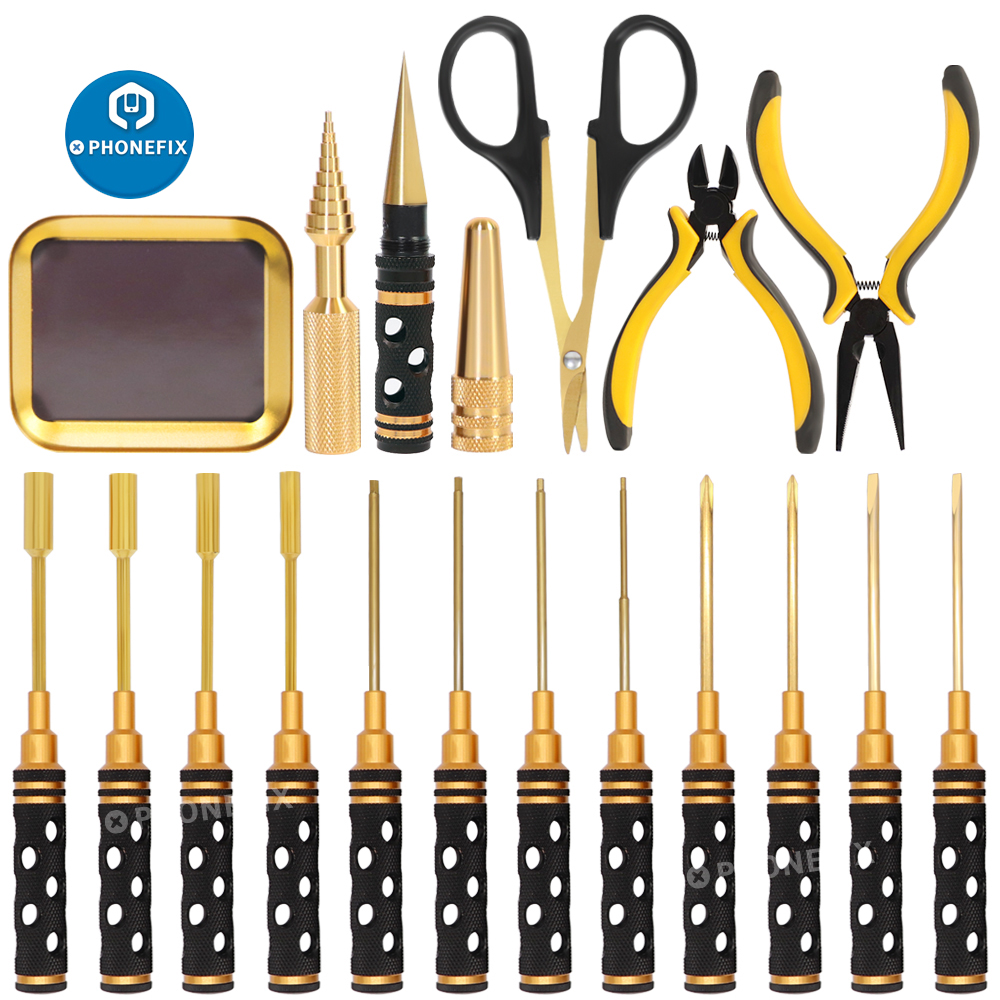 Rc Helicopter Tool Kit - 19 In 1 Kit Alat RC