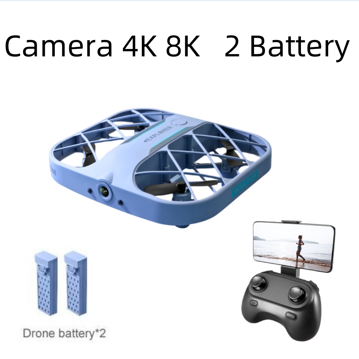 Rc Helicopter Case - JJRC H107 FPV RC Drone dengan