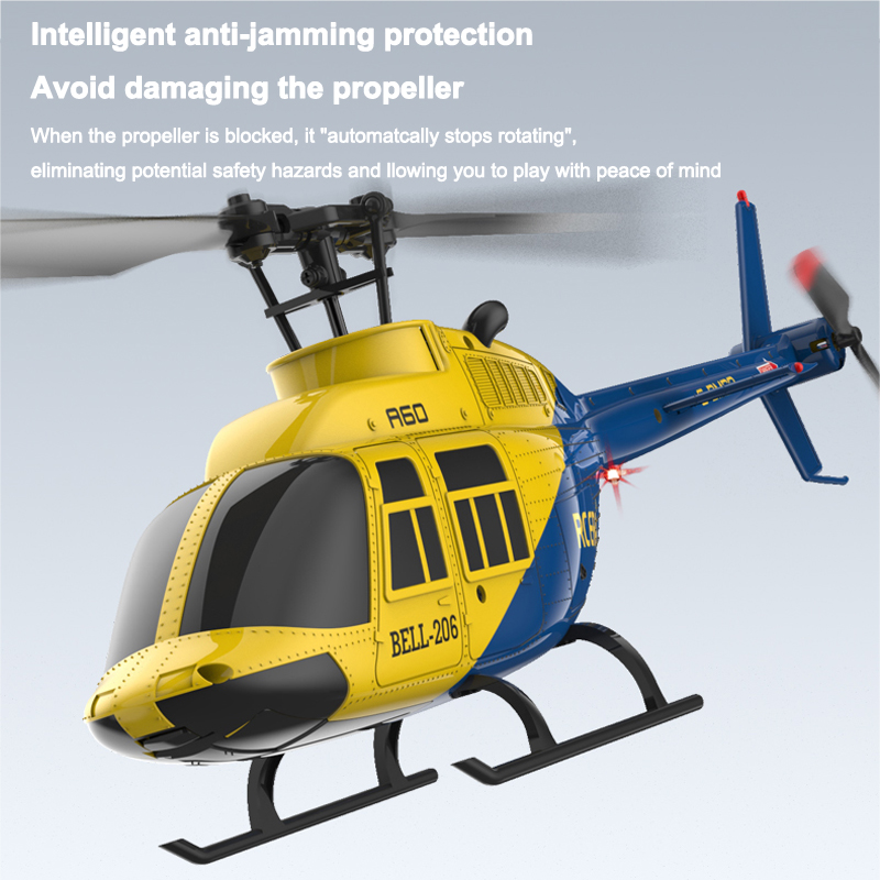 Helikopter RC A60 2.4G 6-Axis  - Rc Helicopter Gyro ulasan dan harga