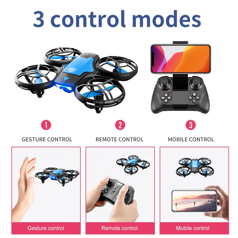 V8 Drone Mini Baru 4K Profesio - Rc Helicopter Electric ulasan dan harga