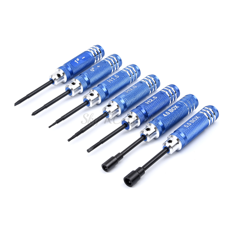 7 Buah/Set 0/1/1.5/2/2.5/4/5.5 - Rc Helicopter Tool Kit ulasan dan harga