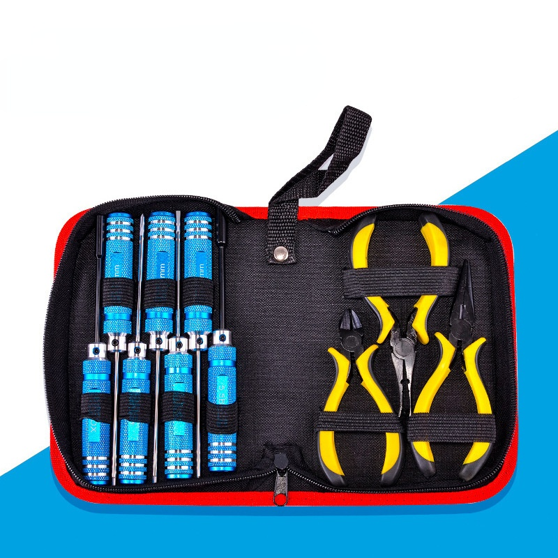 10 In 1 Tool Kit Obeng Tang He - Rc Helicopter Tool Kit ulasan dan harga