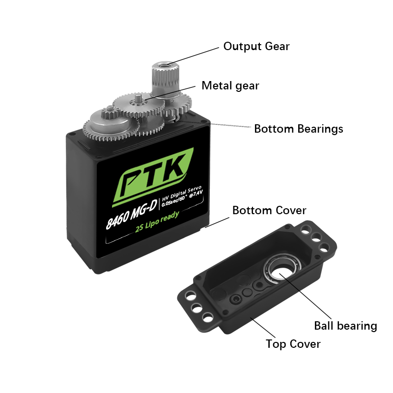 PTK 8460 MG-D9g Servo Digital  - Rc Helicopter Servo ulasan dan harga