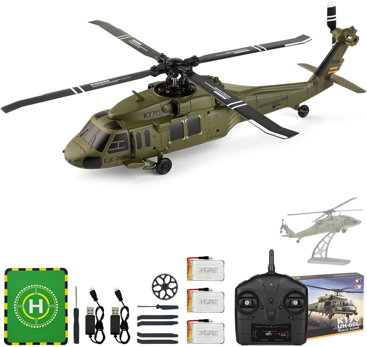 WLtoys K170 Helikopter RC 4-CH - Rc Helicopter Gyro ulasan dan harga