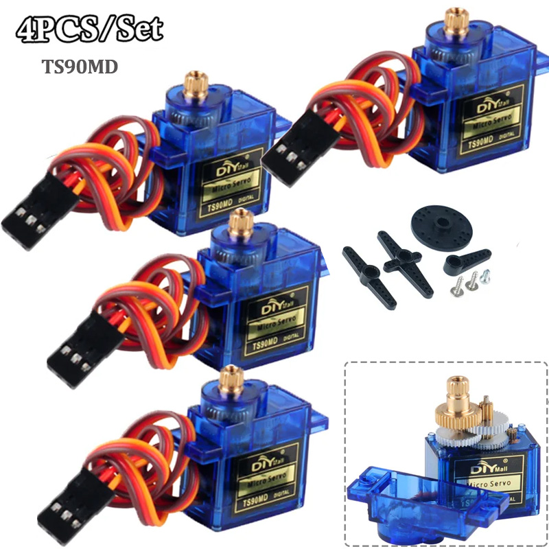 4 Buah Motor Servo Digital Mik - Rc Helicopter Servo ulasan dan harga