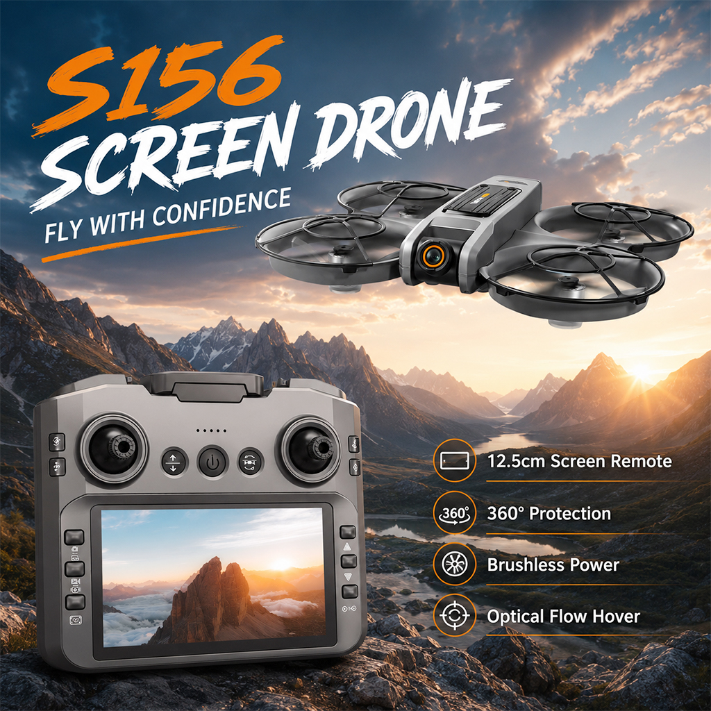 ZNLYRION S156 RC Drone 8K Dual - Rc Helicopter Electric ulasan dan harga