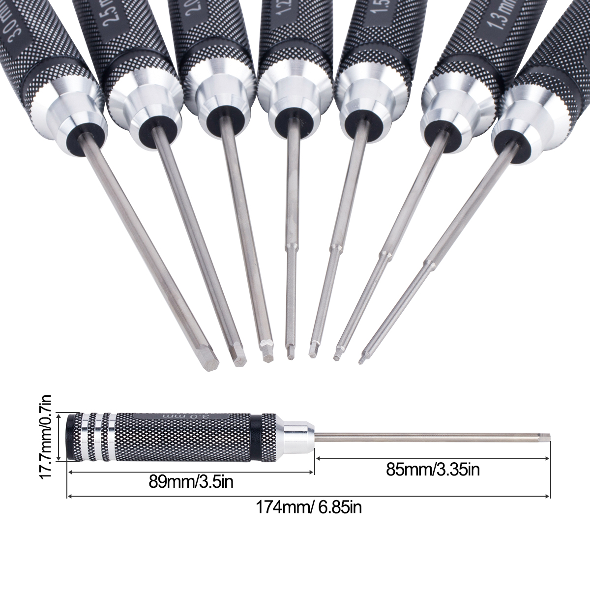 7 IN 1 Steel Hex Socket Profes - Rc Helicopter Tool Kit ulasan dan harga
