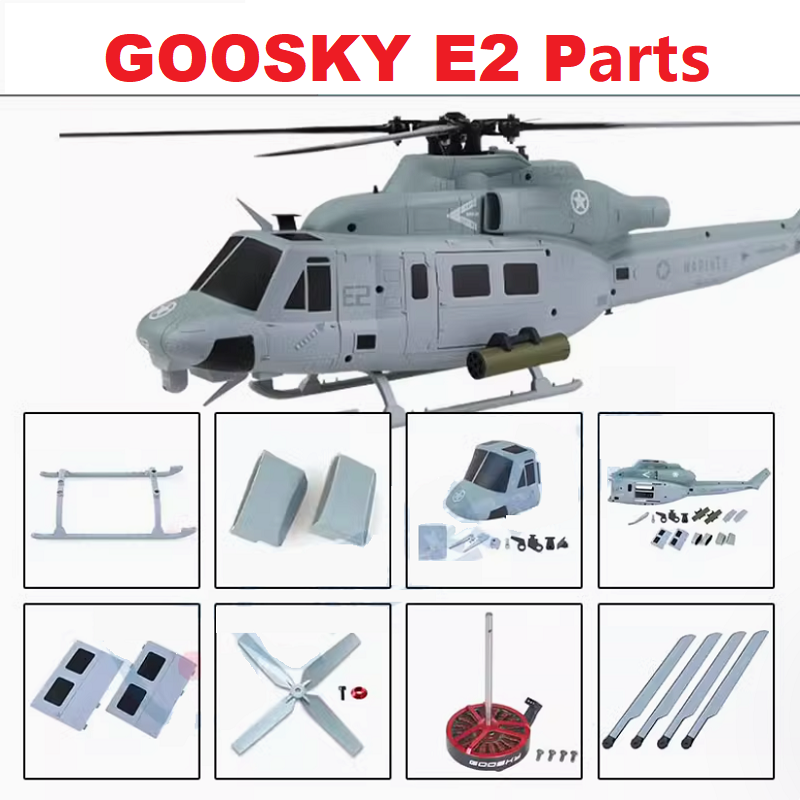 Suku Cadang untuk GOOSKY E2 UH - Rc Helicopter Coaxial ulasan dan harga
