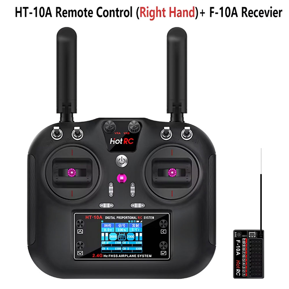 Hotrc HT-10A 2.4G 10CH Transmi - Rc Helicopter Motor ulasan dan harga