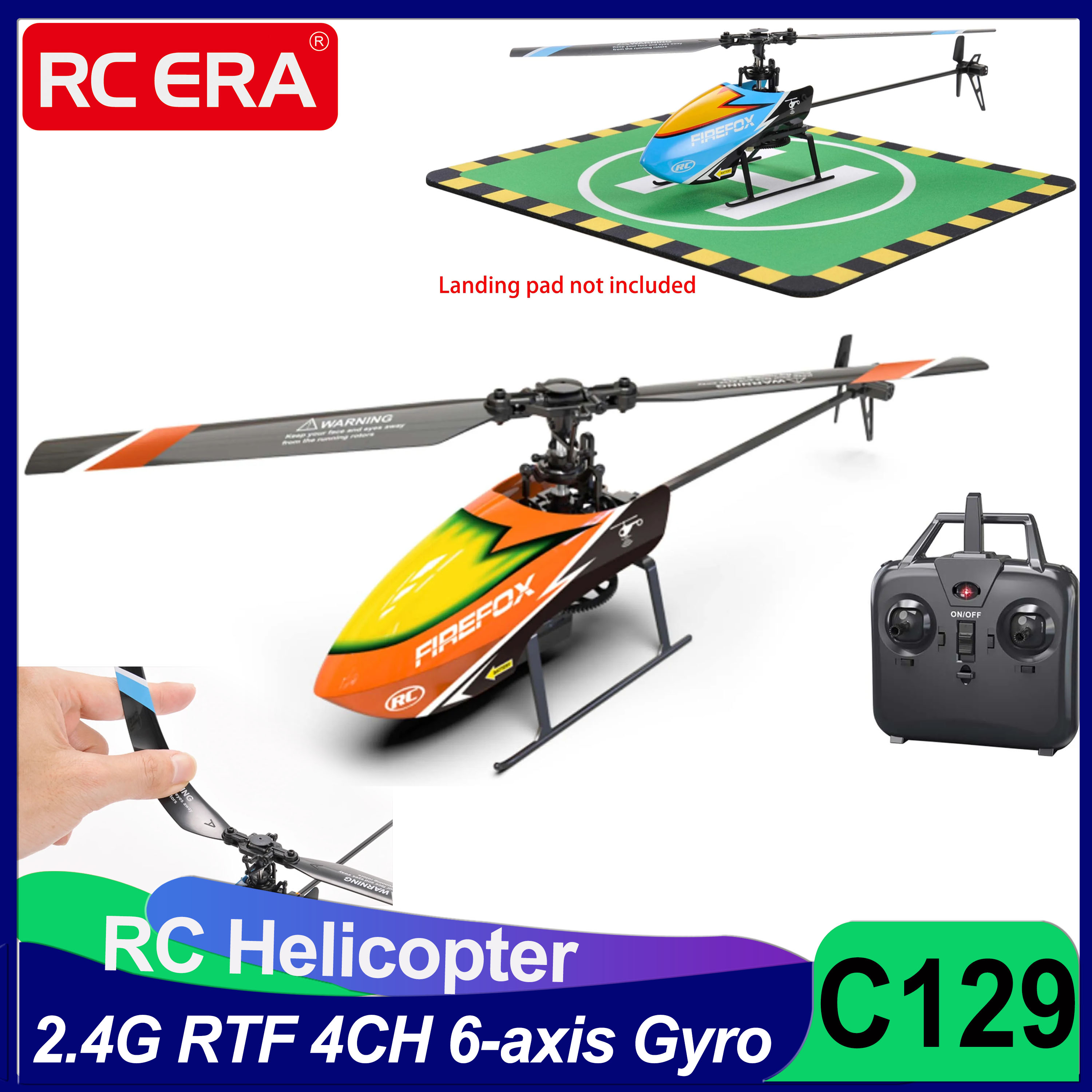 Helikopter RC C129 RTF 4CH 6-a - Rc Helicopter Gyro ulasan dan harga