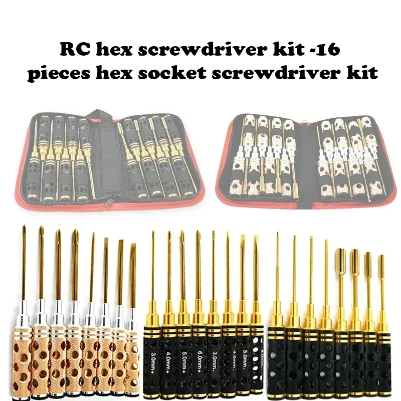 Set Obeng Hex RC - 16pcs Kit O - Rc Helicopter Tool Kit ulasan dan harga