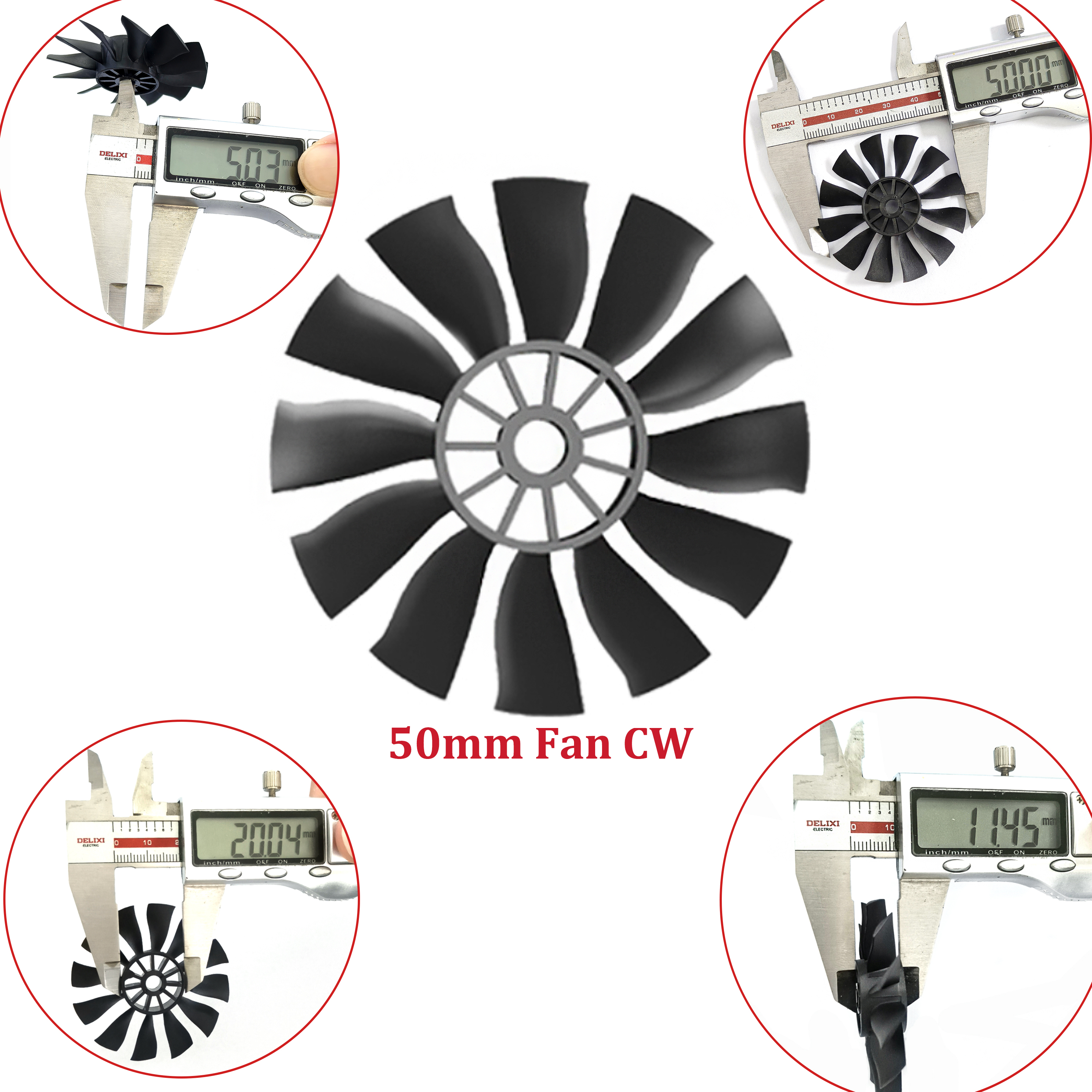 QX-MOTOR 12Blades CW CCW 70mm  - Rc Helicopter Blade ulasan dan harga