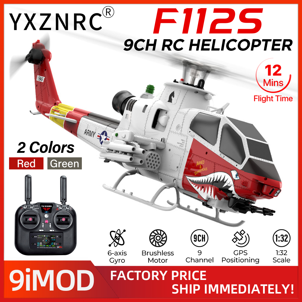 Helikopter RC YUXIANG F112S 9C - Rc Helicopter Gyro ulasan dan harga