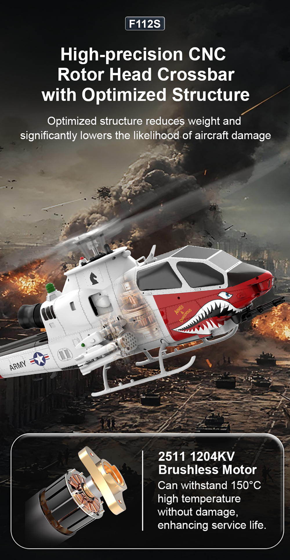 Helikopter RC YUXIANG F112S 9C - Rc Helicopter Gyro ulasan dan harga