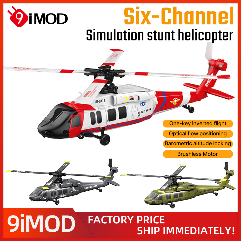 Helikopter RC 6-Channel 9IMOD  - Rc Helicopter Large ulasan dan harga