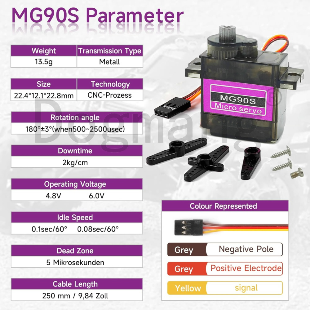 MG90S Servo 1/2/4/10/20/50 bua - Rc Helicopter Servo ulasan dan harga