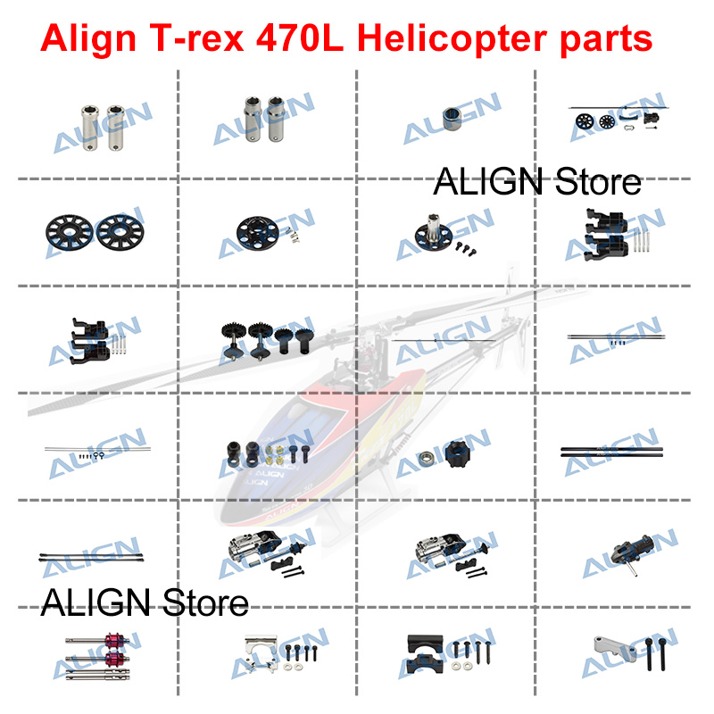 Sejajarkan Trex 470L Autorotat - Rc Helicopter Bag ulasan dan harga