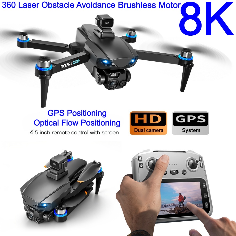 Drone 8K BARU Dengan Kamera HD - Rc Helicopter Electric ulasan dan harga