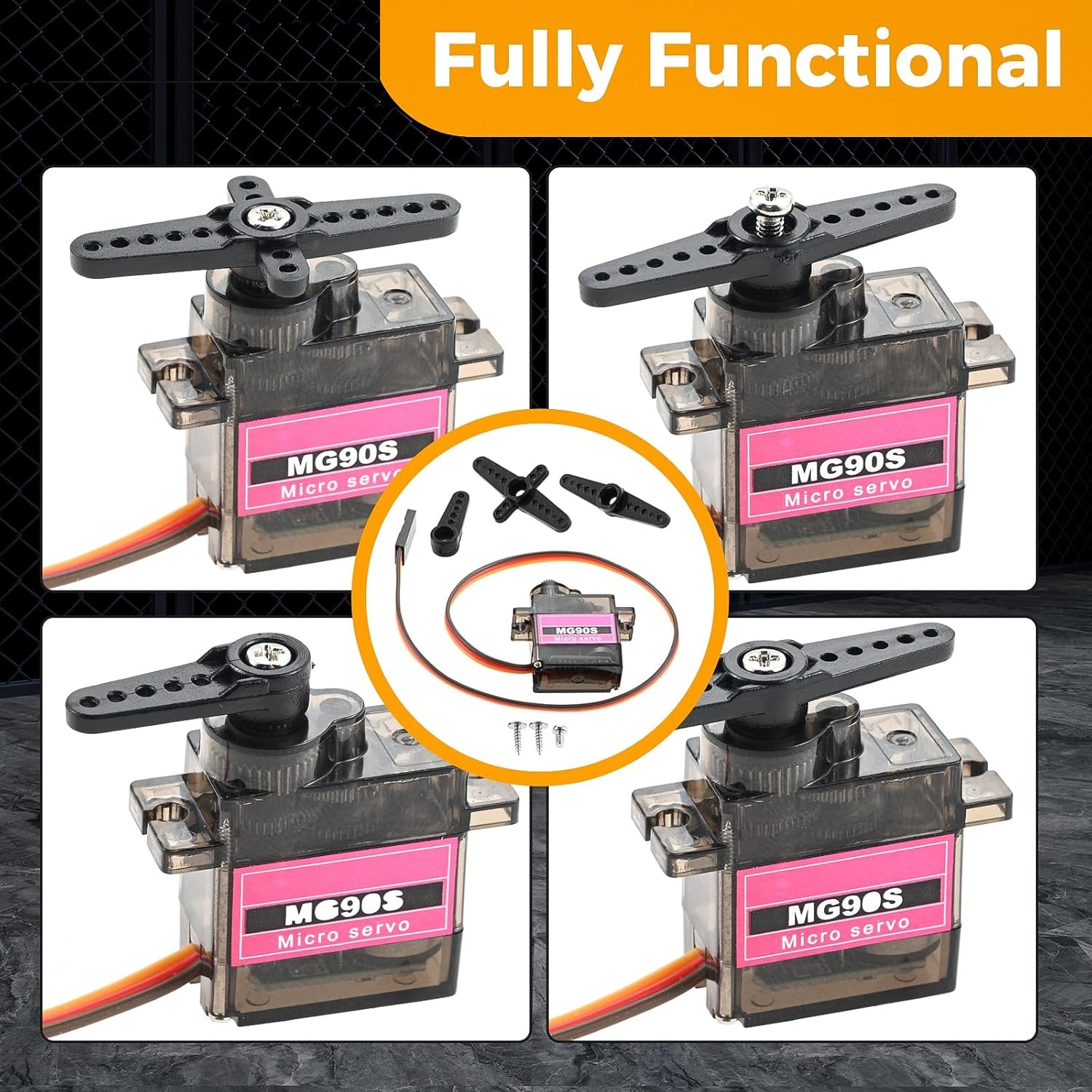 4pcs Micro Servo Metal Gear 90 - Rc Helicopter Mini ulasan dan harga