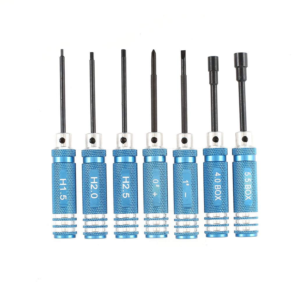 YSIDO 7 buah 1.5 2.0 2.5mm obe - Rc Helicopter Tool Kit ulasan dan harga
