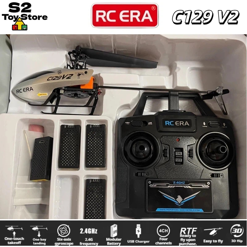 Helikopter RC ERA C129V2 4CH 2 - Rc Helicopter Single Rotor ulasan dan harga