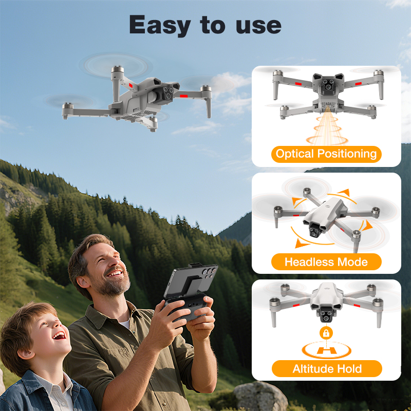 Drone Baru L017 Pro Brushless  - Rc Helicopter Electric ulasan dan harga