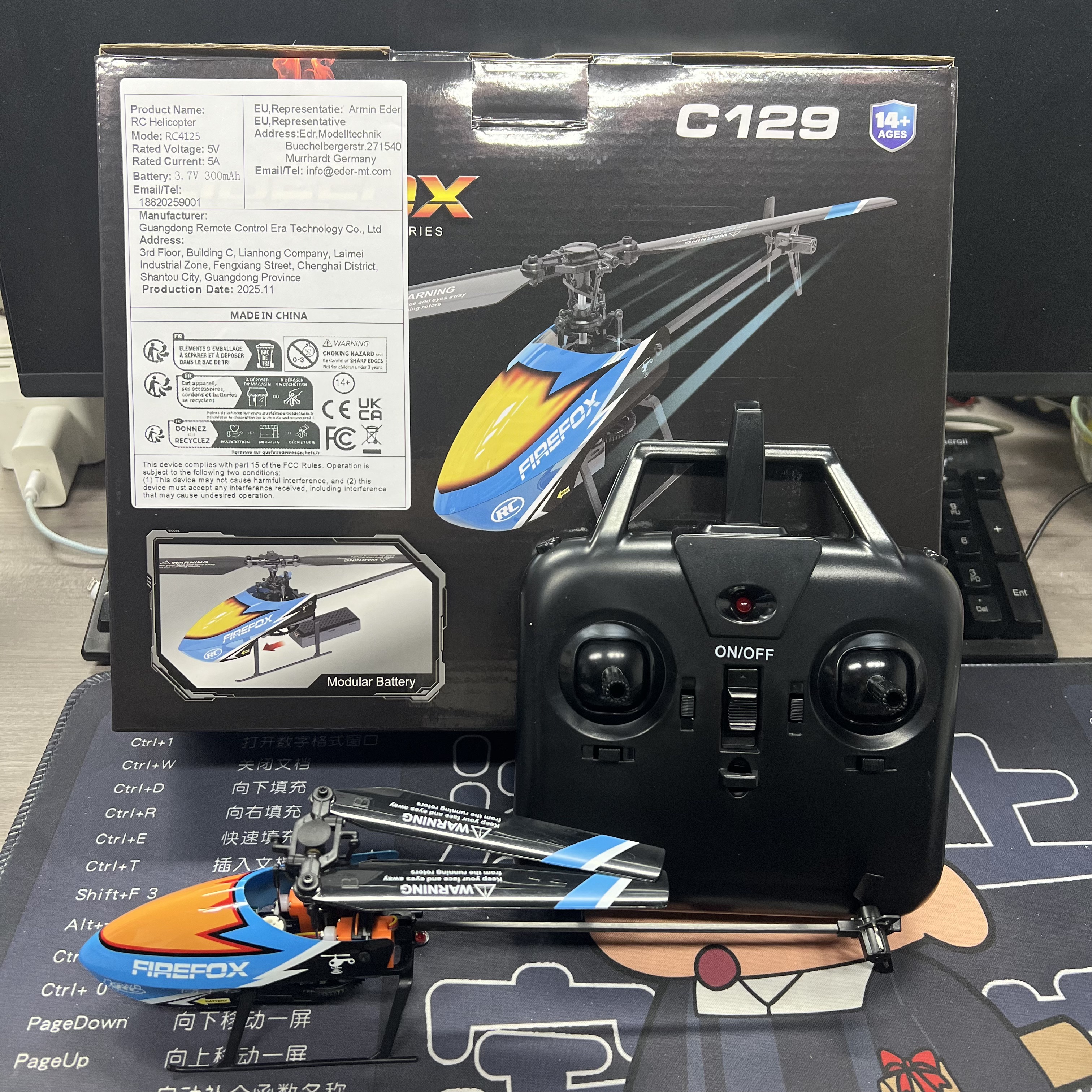 Helikopter RC ERA C129 4 Salur - Rc Helicopter Single Rotor ulasan dan harga